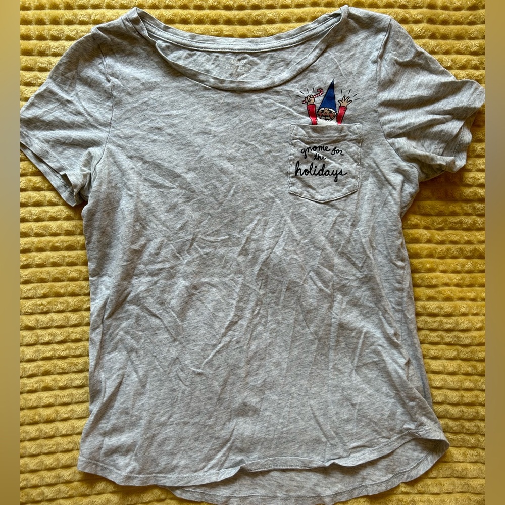christmas “gnome for the holidays” women’s fit shirt